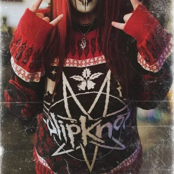 Official SLIPKNOT Christmas Sweater - RARE - Picture 7 of 7